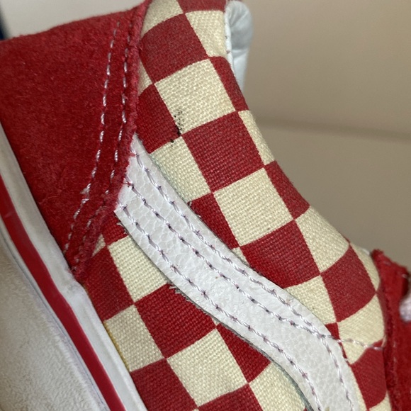 Youth Vans Old Skool Checkerboard sneakers size 3.5 - Picture 16 of 16